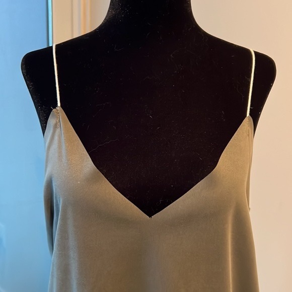Slip Dress in Hunter Green - Picture 3 of 7
